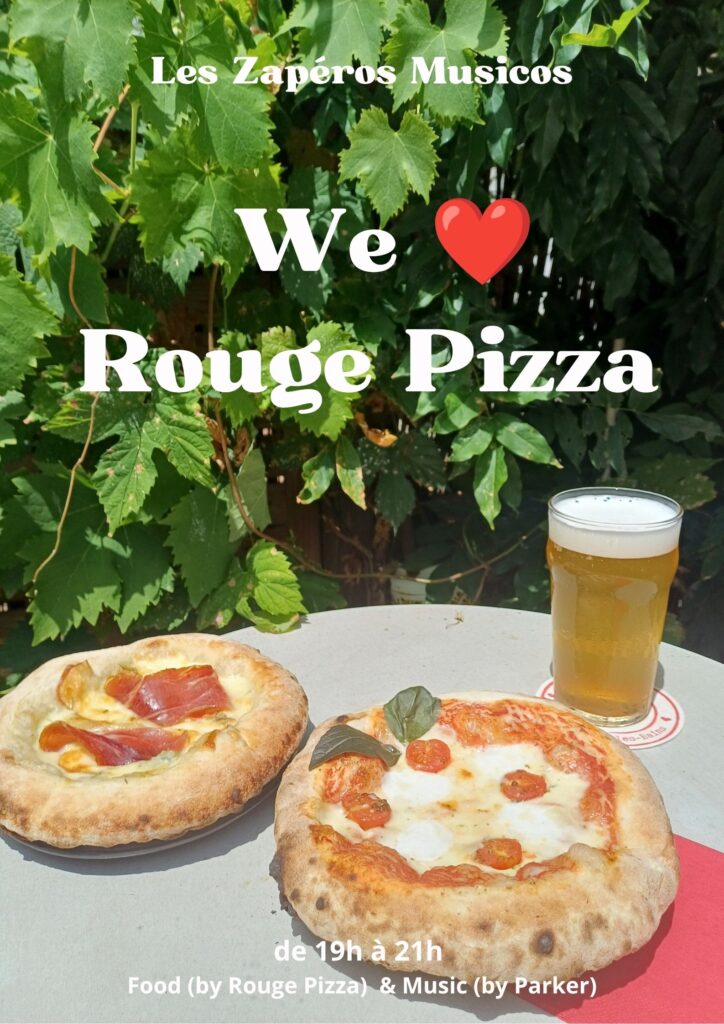 Rouge Pizza au LOVe